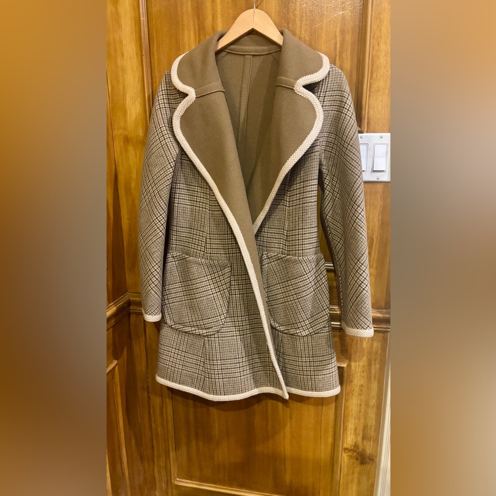 Vintage Plaid Coat